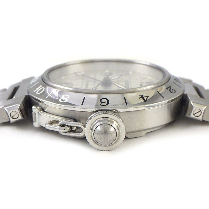 Cartier Watch Pasha C Meridian Silver Dial Date Luminous Hands Index SS — view 2