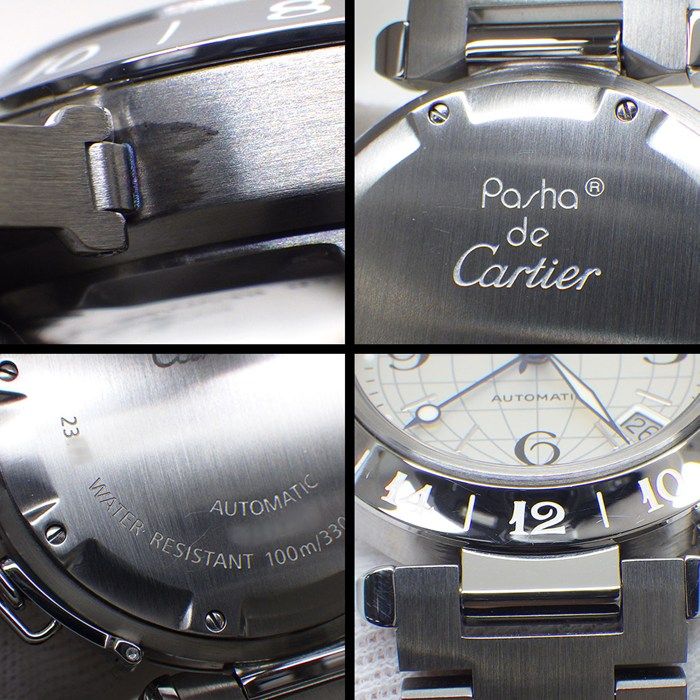 Cartier Watch Pasha C Meridian Silver Dial Date Luminous Hands Index SS — view 4