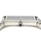 Gucci Watch Bracelet Horsebit Rectangular Sunray Gray Dial SS Quartz Analog — view 2