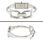 Gucci Watch Bracelet Horsebit Rectangular Sunray Gray Dial SS Quartz Analog — view 3