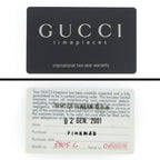 Gucci Watch Bangle Rectangular Silver Guilloche Dial SS Quartz Analog — view 9