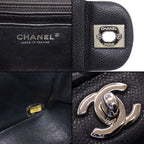 Chanel Shoulder Bag Quilted 20 Mini Classic Black Caviar Leather — view 6