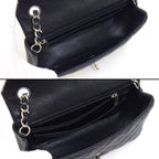 Chanel Shoulder Bag Quilted 20 Mini Classic Black Caviar Leather — view 5