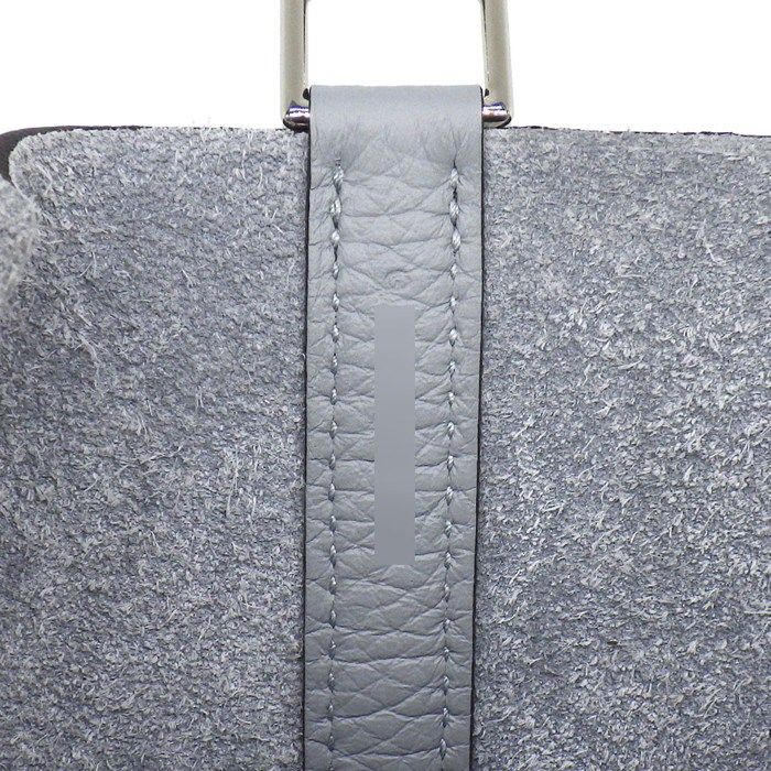 Hermes Handbag Picotin Lock PM Gris Perle Taurillon Clemence Silver — view 7