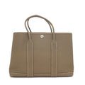 Hermes Tote Garden Party TPM Etoupe Negonda Silver