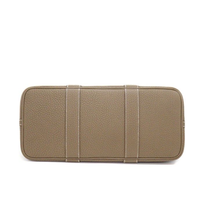 Hermes Tote Garden Party TPM Etoupe Negonda Silver — view 4