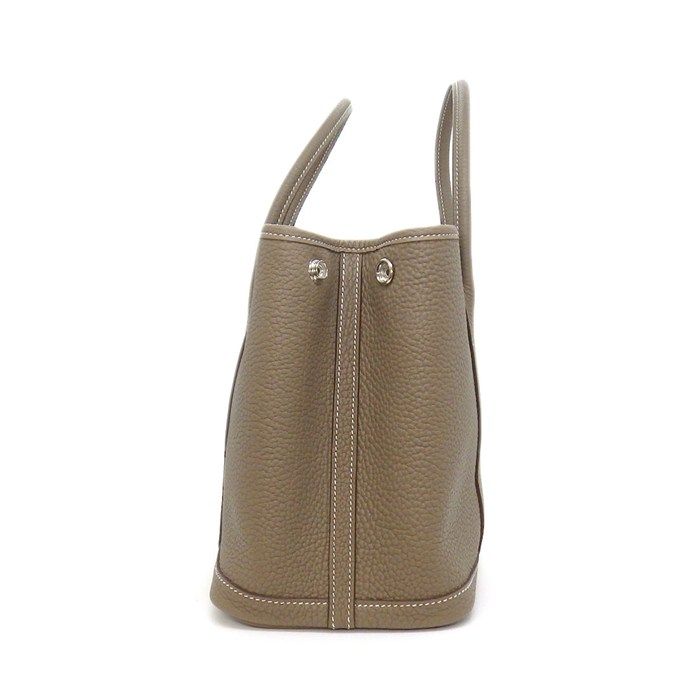 Hermes Tote Garden Party TPM Etoupe Negonda Silver — view 3