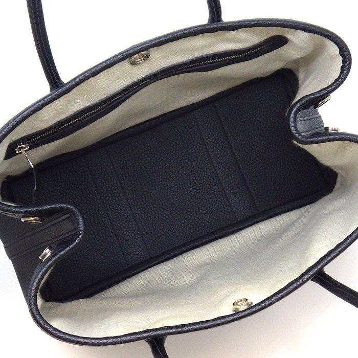 Hermes Tote Garden Party TPM Black Negonda Silver — view 5