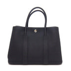 Hermes Tote Garden Party TPM Black Negonda Silver
