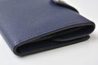 Hermes Card Case Coin Mini Wallet Illiade Compact Blue New — view 4