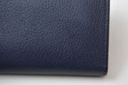 Hermes Card Case Coin Mini Wallet Illiade Compact Blue New — view 6