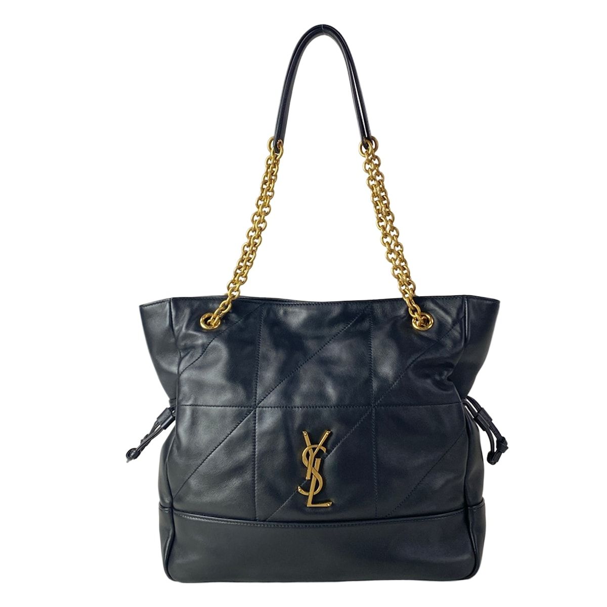 Saint Laurent Paris Shoulder Bag Jamie Small Shopping Black Chain Leather