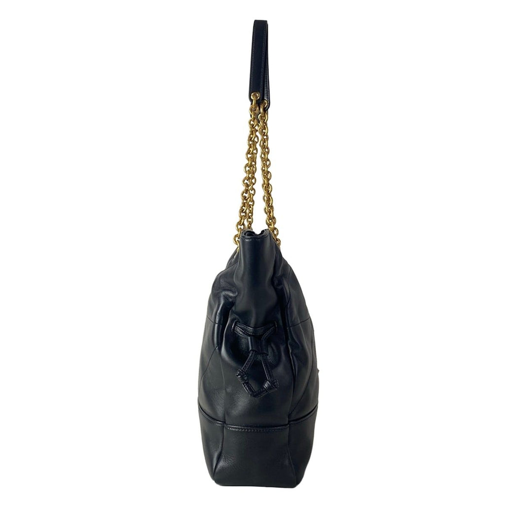 Saint Laurent Paris Shoulder Bag Jamie Small Shopping Black Chain Leather — view 2