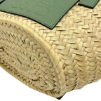 Loewe Handbag Basket Bag Small Beige Green Leather — view 6