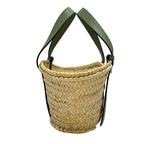 Loewe Handbag Basket Bag Small Beige Green Leather — view 2
