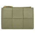 Bottega Veneta Coin Case Cassette Travertine Fragment Leather