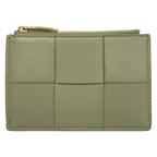 Bottega Veneta Coin Case Cassette Travertine Fragment Leather