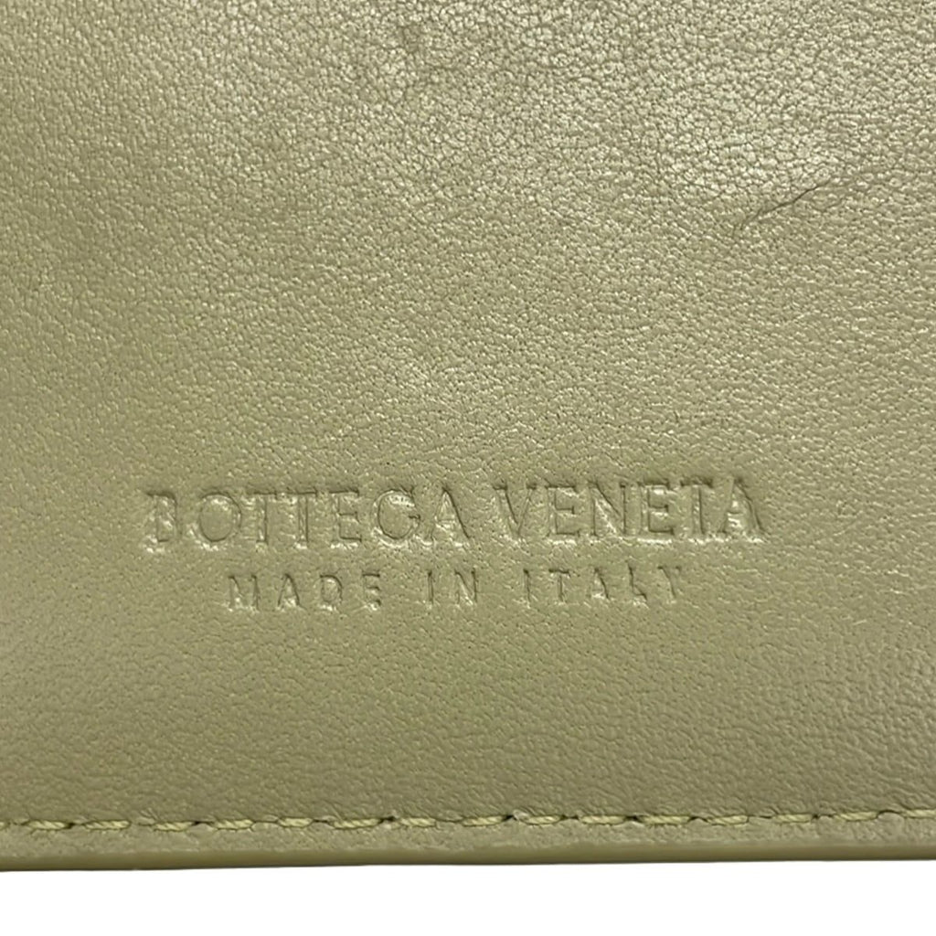 Bottega Veneta Coin Case Cassette Travertine Fragment Leather — view 4