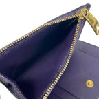 Bottega Veneta Bifold Wallet Small Case Purple Leather — view 4