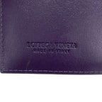 Bottega Veneta Bifold Wallet Small Case Purple Leather — view 5