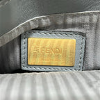 Fendi Handbag Toujour Light Gray Gold Leather — view 9