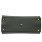 Fendi Handbag Toujour Light Gray Gold Leather — view 5