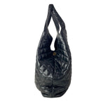 Saint Laurent Paris Tote Icare Maxi Shopping Black Lambskin — view 4