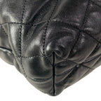 Saint Laurent Paris Tote Icare Maxi Shopping Black Lambskin — view 6