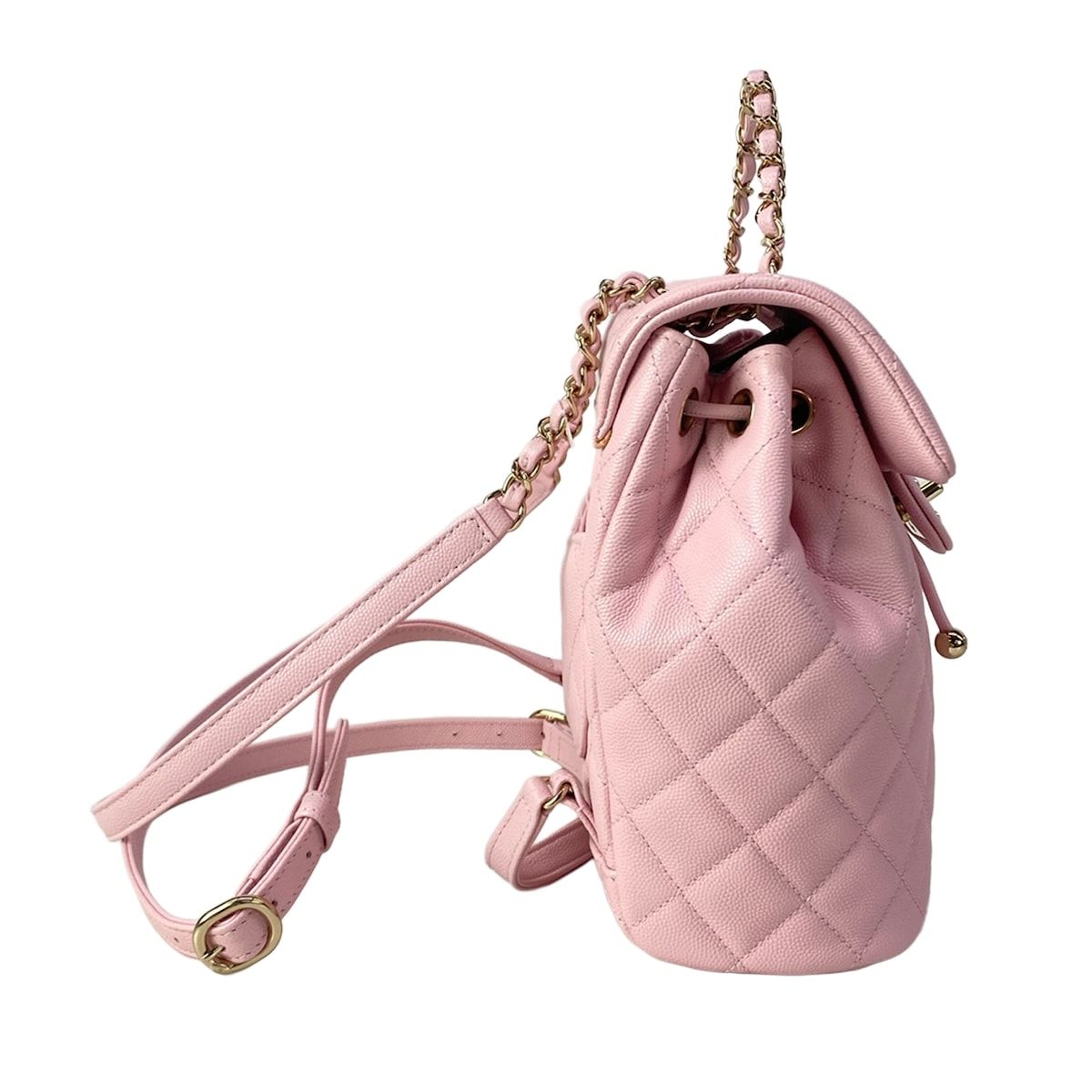 Chanel Backpack Quilted Light Pink — view 2