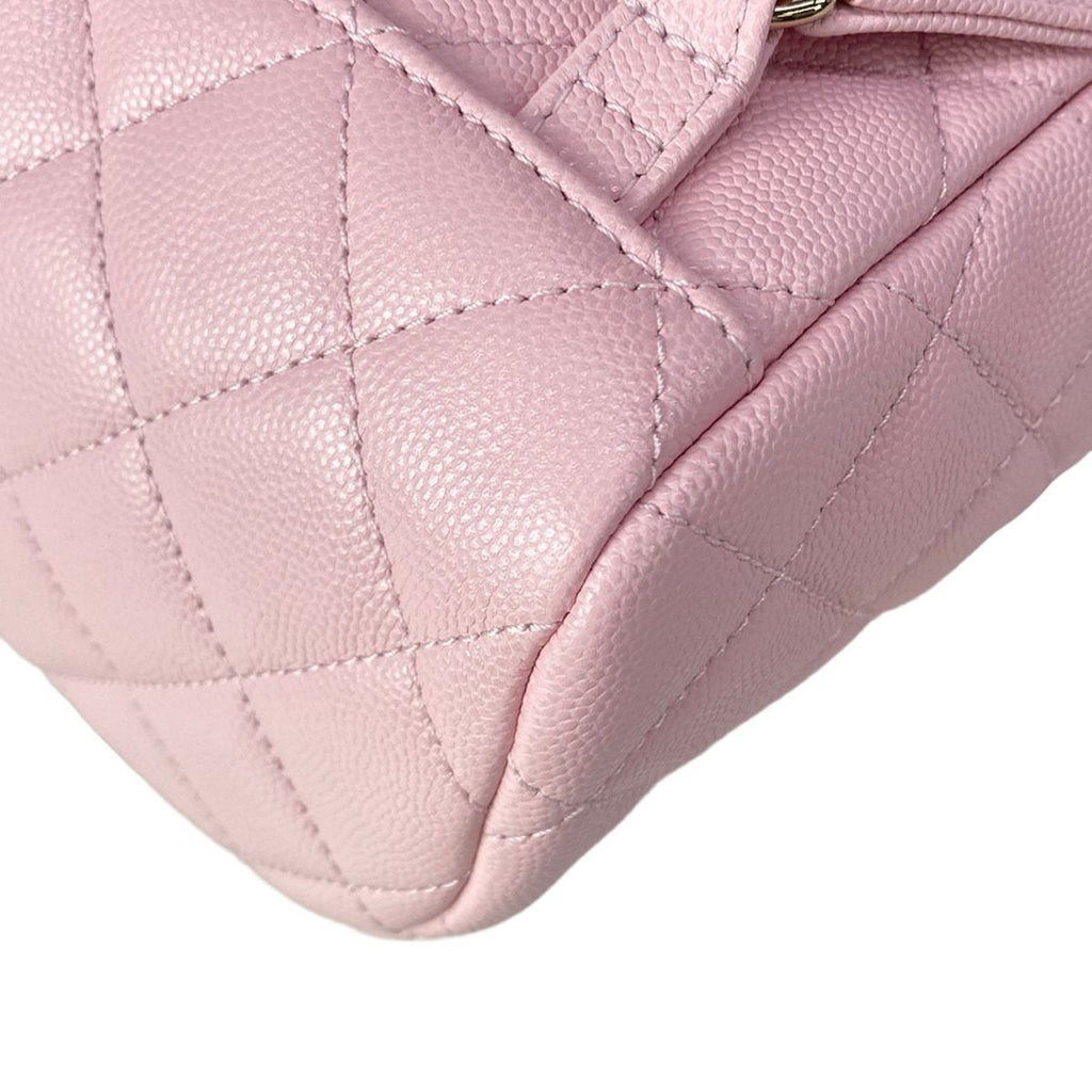 Chanel Backpack Quilted Light Pink — view 9