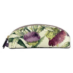 Gucci Pen Case Blue Mus Tian Pen Ivory Purple Green Floral Pattern Leather