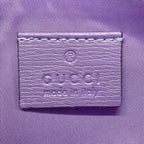 Gucci Pen Case Blue Mus Tian Pen Ivory Purple Green Floral Pattern Leather — view 4