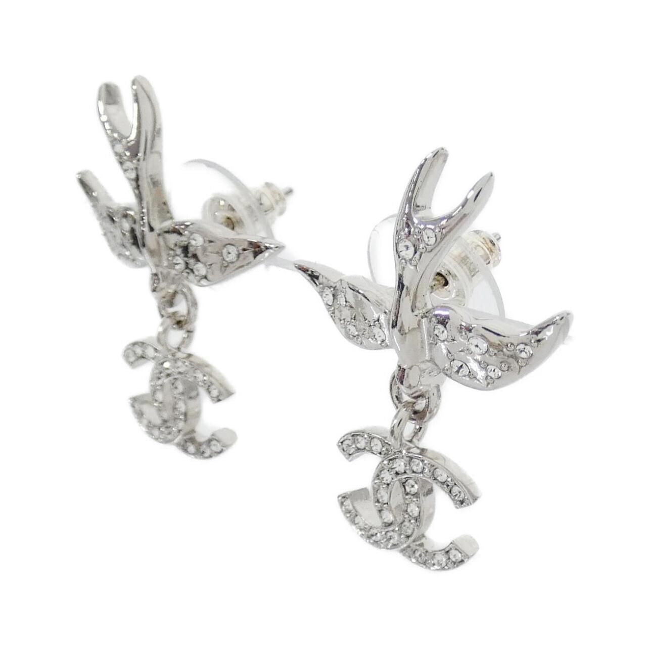 Chanel Earrings Silver — view 2