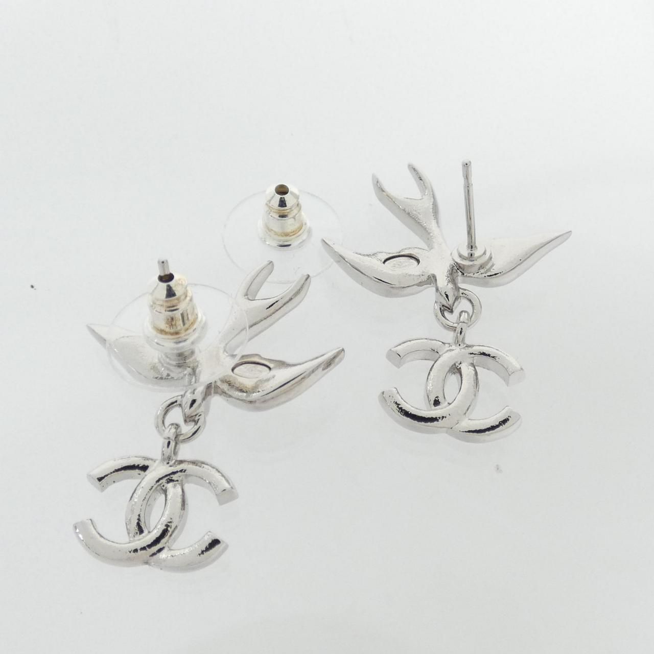 Chanel Earrings Silver — view 3