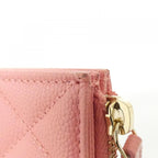 Chanel Card Case Card Holders Pink — view 4