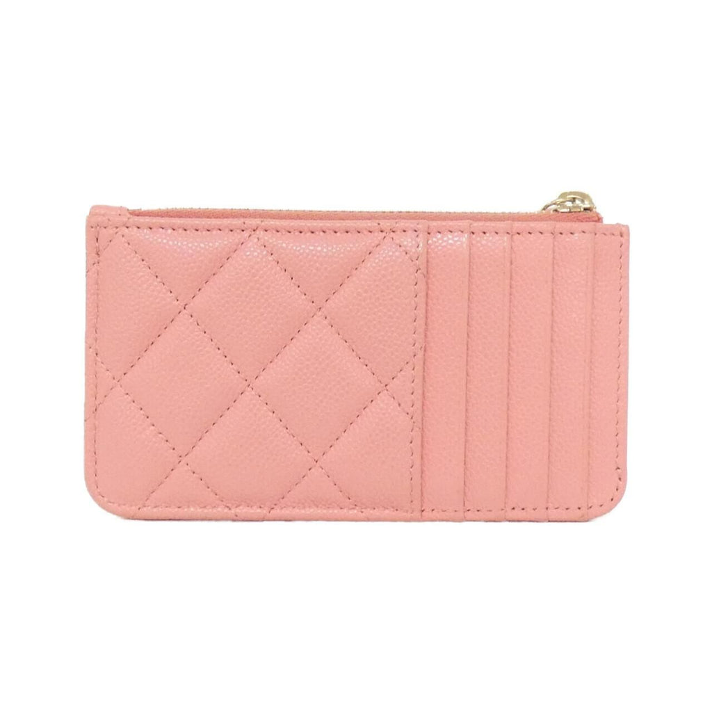 Chanel Card Case Card Holders Pink — view 2