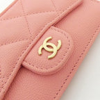 Chanel Card Case Card Holders Pink — view 8