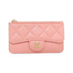 Chanel Card Case Card Holders Pink