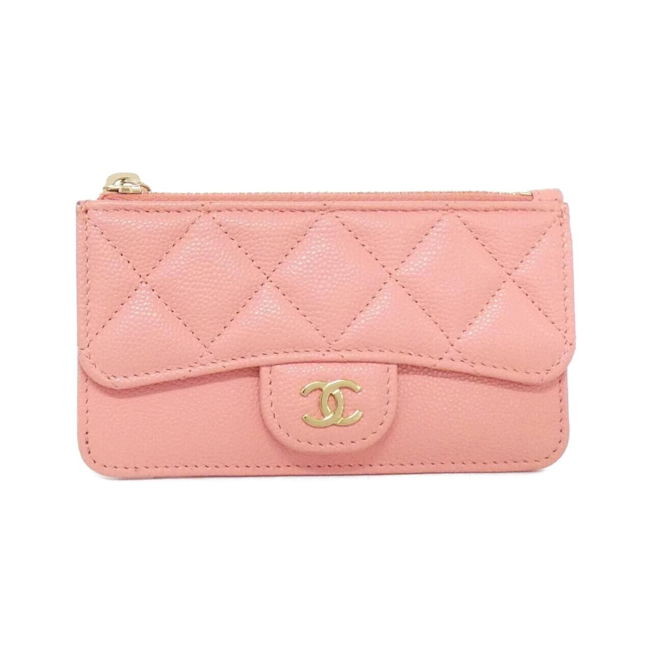 Chanel Card Case Card Holders Pink