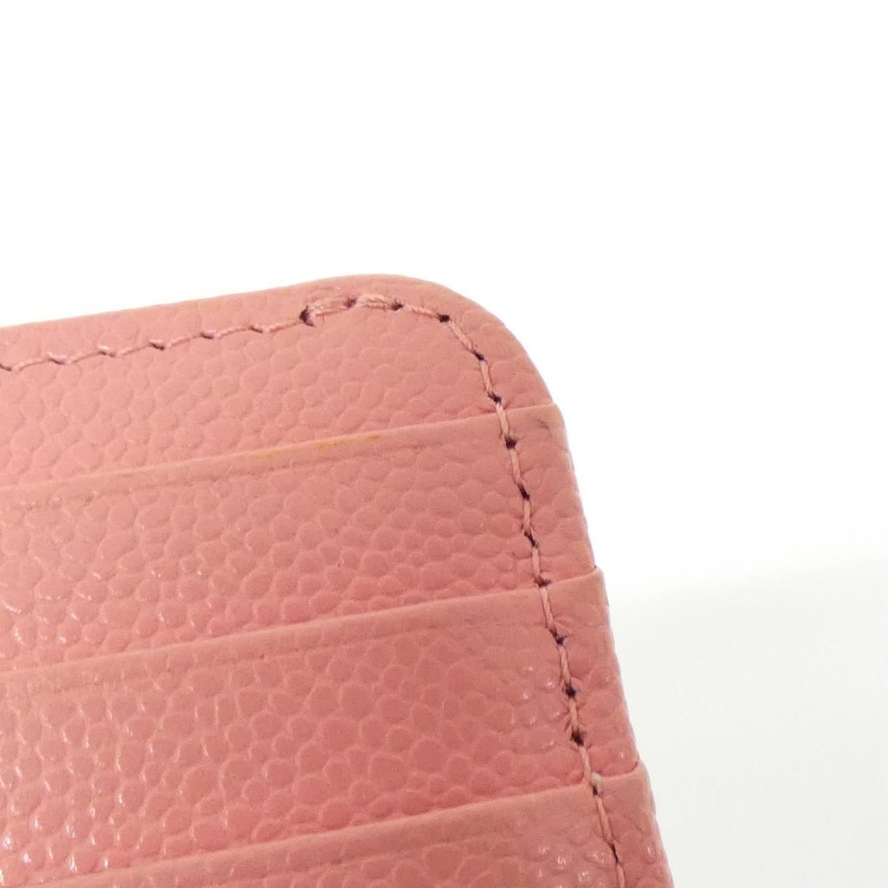 Chanel Card Case Card Holders Pink — view 6