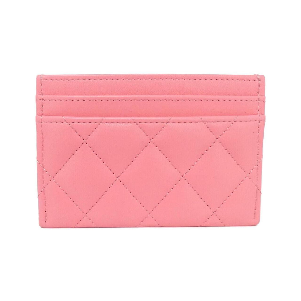 Chanel Card Case Card Holders Pink — view 2