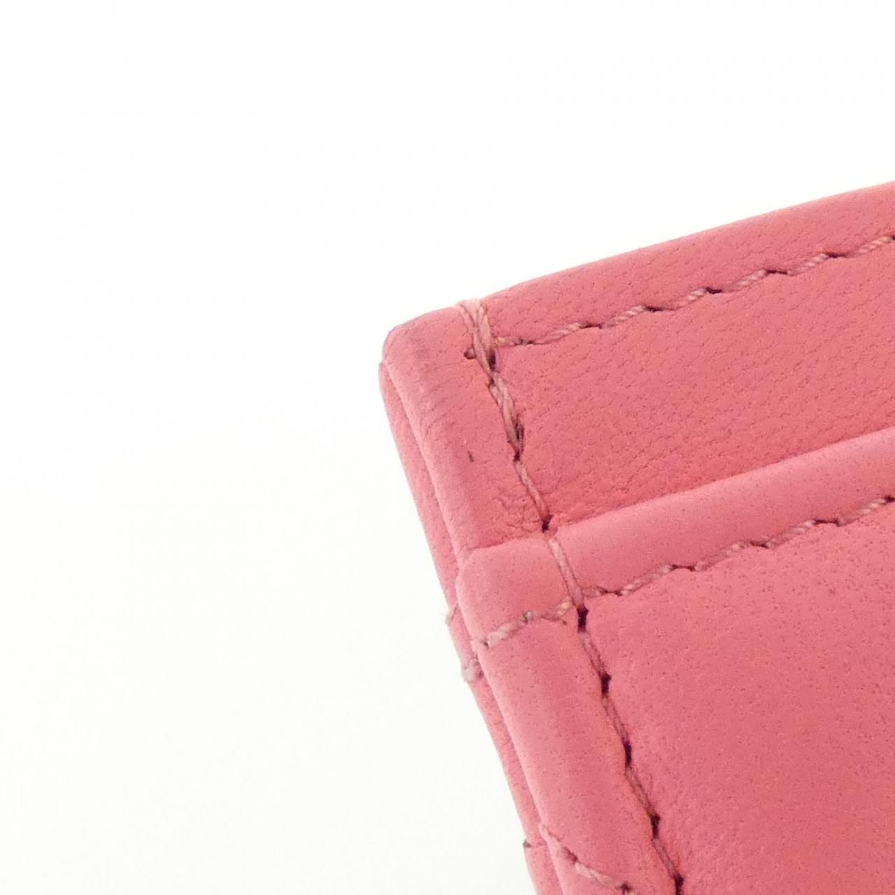 Chanel Card Case Card Holders Pink — view 5