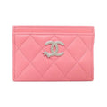 Chanel Card Case Card Holders Pink