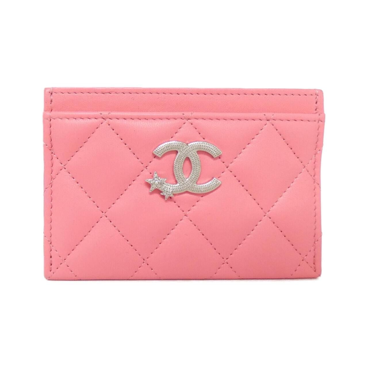 Chanel Card Case Card Holders Pink