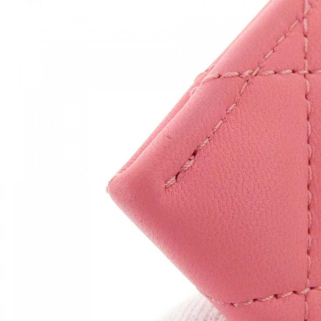 Chanel Card Case Card Holders Pink — view 3