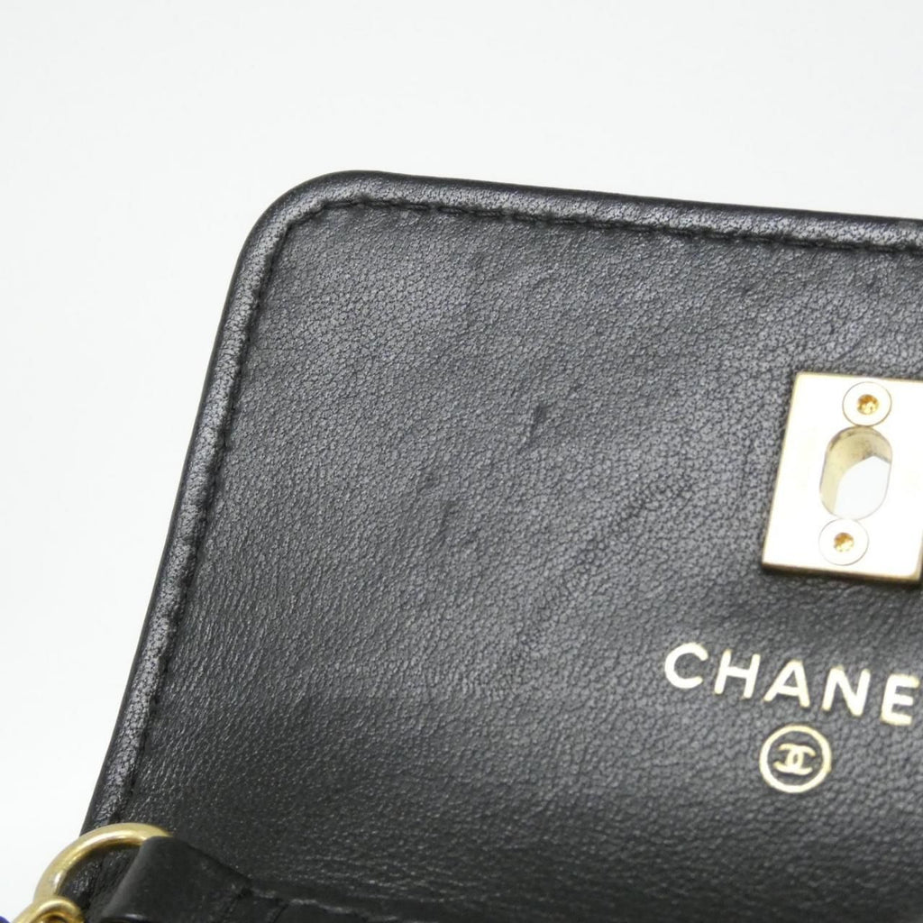 Chanel Chain Clutch Black — view 8