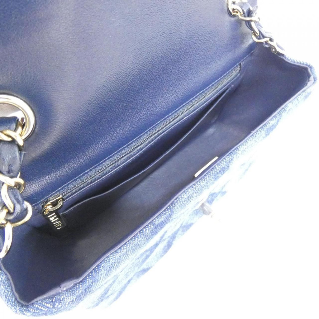 Chanel Shoulder Bag Blue — view 5