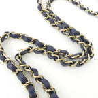 Chanel Shoulder Bag Blue — view 4