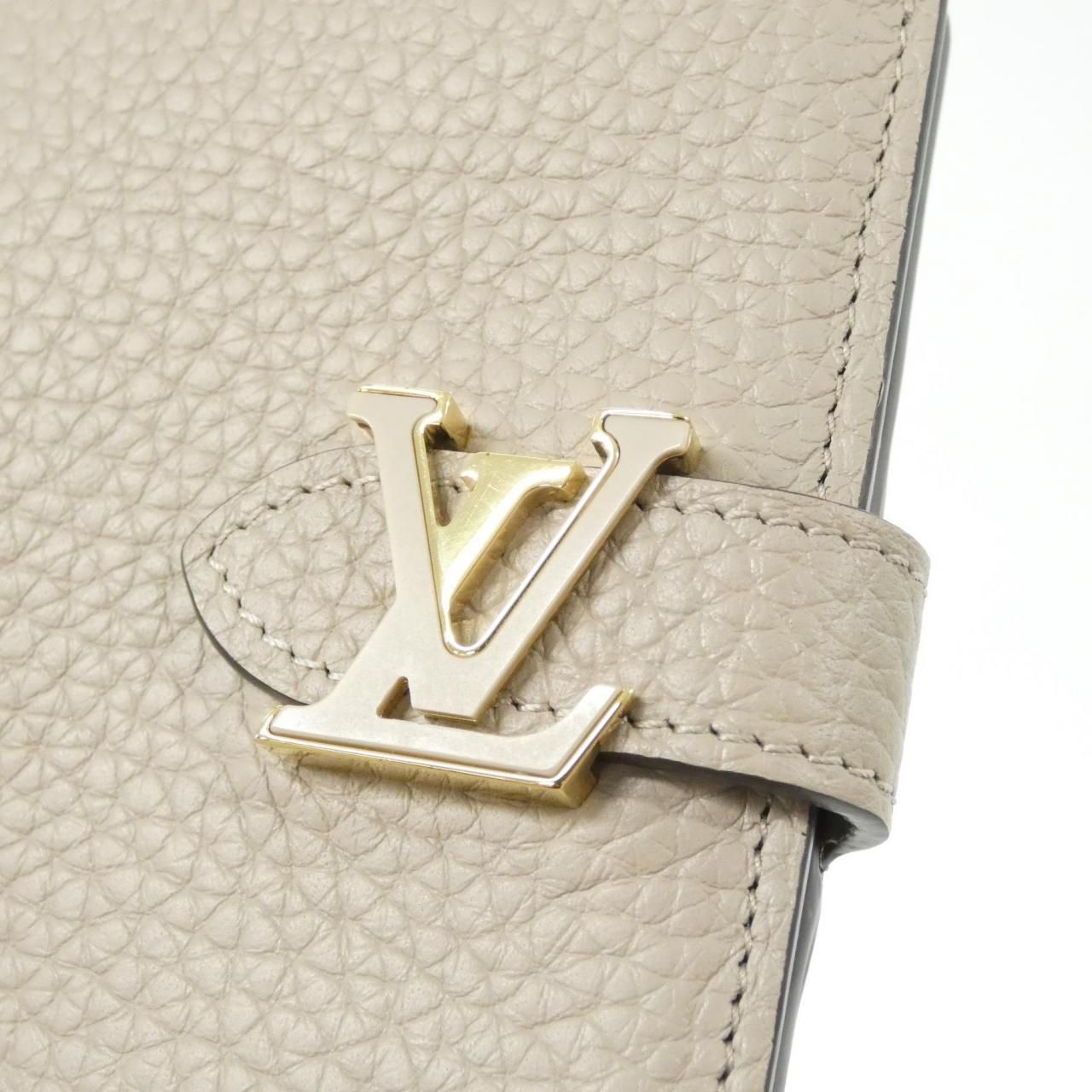 Louis Vuitton Taurillon LV Vertical Wallet Compact — view 3