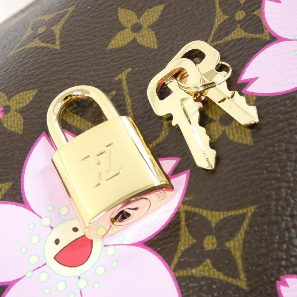 Louis Vuitton Monogram Cherry Blossom Speedy Bandouliere 25 Boston — view 3